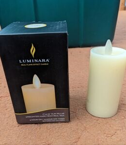 Luminara Real flame effect candles - ivory